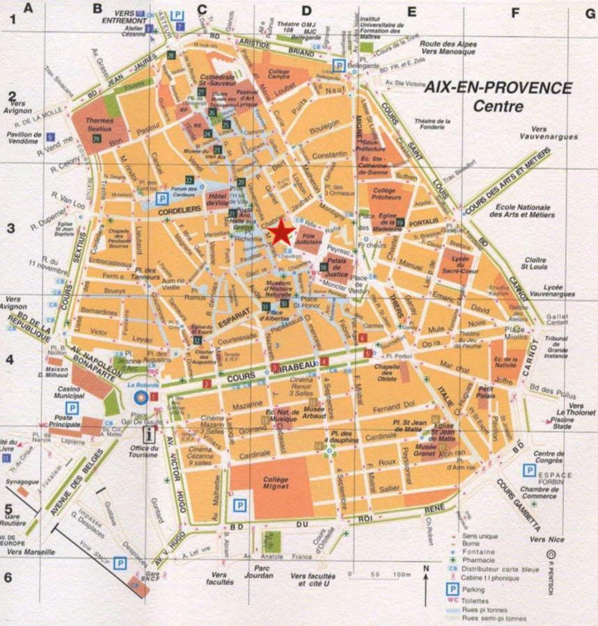 Beau 3 Pieces 83 M2 Au Coeur Du Centre Historique D'Aix En Provence Lägenhet Aix-en-Provence Exteriör bild